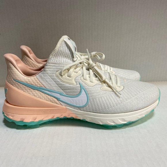 Nike Air Zoom Infinity Tour Golf Shoes Sail Light Dew CT0540-108 Men's Size 12